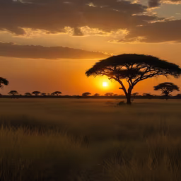 African Sunset African Sunset