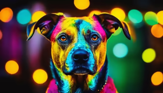 Rainbow Dog Rainbow Dog