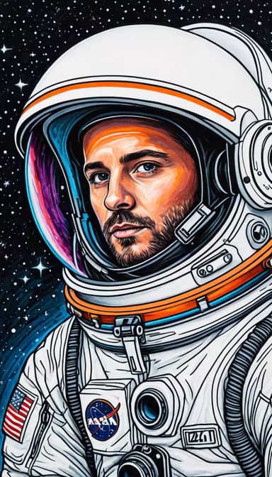 Astronaut Portrait Astronaut Portrait