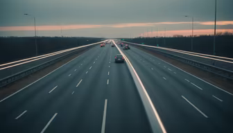 Highway at Dusk Highway at Dusk