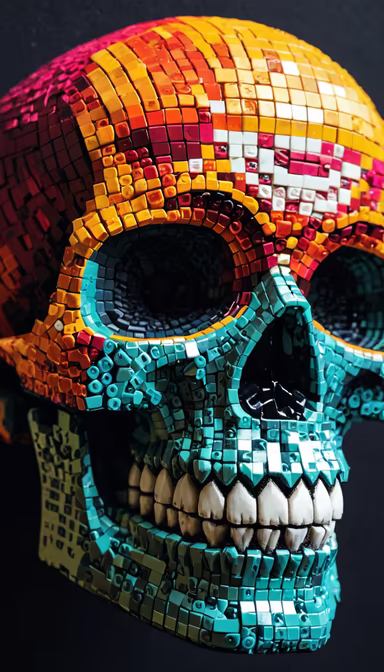 Mosaic Skull Mosaic Skull