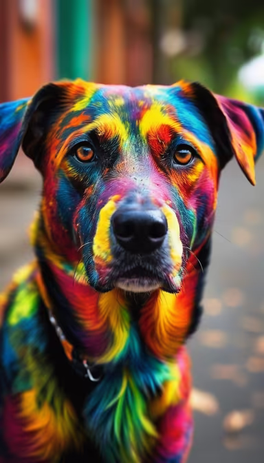 Rainbow Dog Rainbow Dog