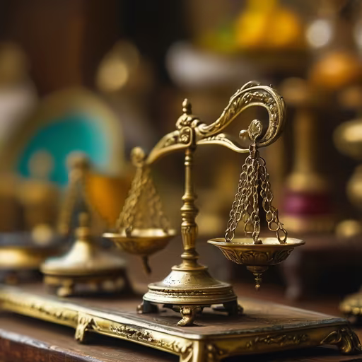 Golden Scales of Justice