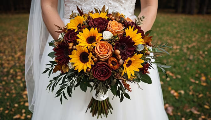 Autumn Wedding Bouquet