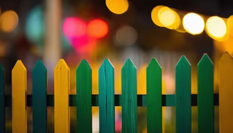 Colorful Fence