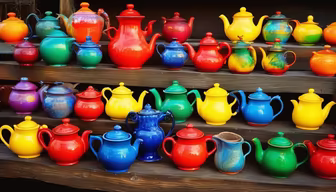 Colorful Teapot Collection Colorful Teapot Collection
