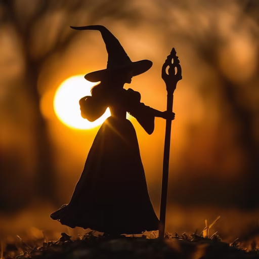 Witch at Sunset