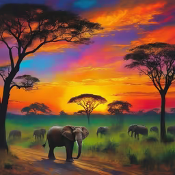 African Sunset African Sunset