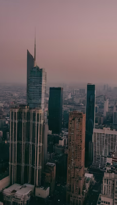 Cityscape at Dusk
