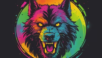 Colorful Wolf Colorful Wolf