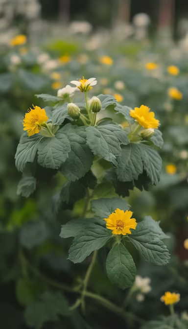 Golden Blooms