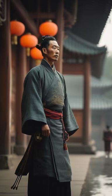 Contemplation in the Courtyard