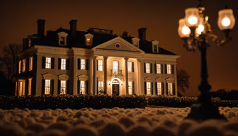 Grand Estate at Night