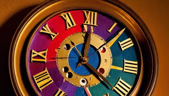 Colorful Timepiece Colorful Timepiece