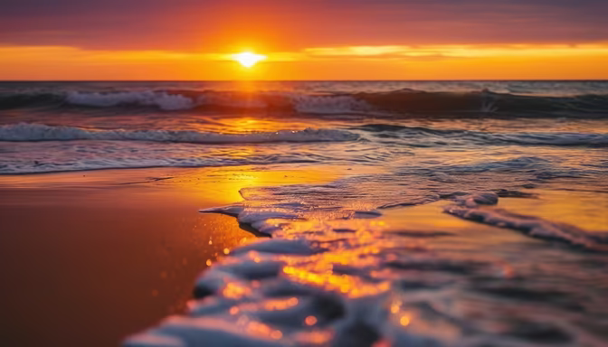 Golden Hour at the Beach