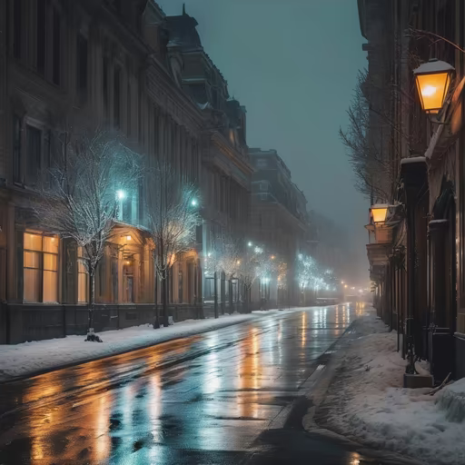Winter Cityscape