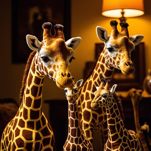 Giraffe Family Portrait
