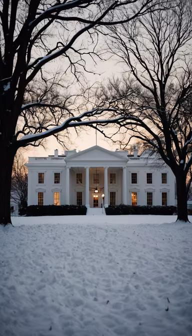 Winter at the White House Winter at the White House