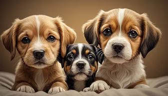 Puppy Trio Puppy Trio