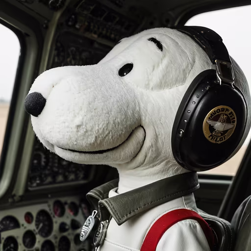 Snoopy Takes Flight