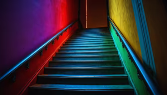 Rainbow Stairs Rainbow Stairs