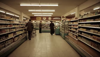 Vintage Grocery Shopping