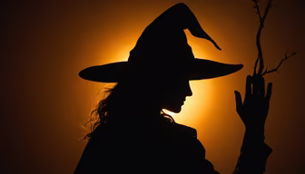 Witch's Silhouette Witch's Silhouette