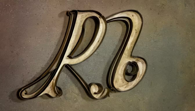 Vintage Initials