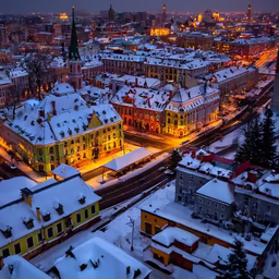 Winter Cityscape Winter Cityscape