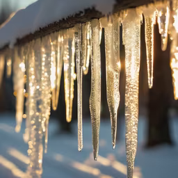 Winter's icy grip
