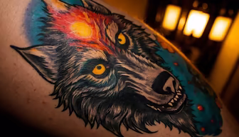 Wolf Tattoo Art
