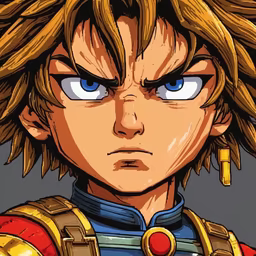 Determined Gaze