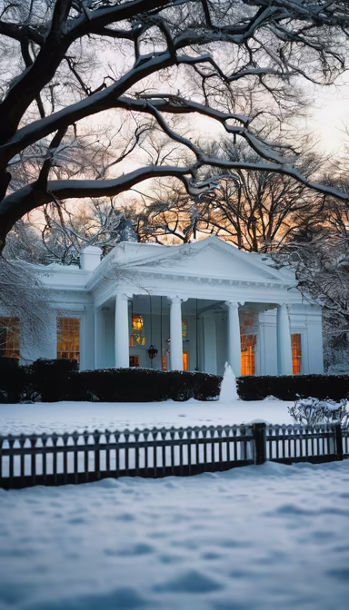 Winter at the White House Winter at the White House