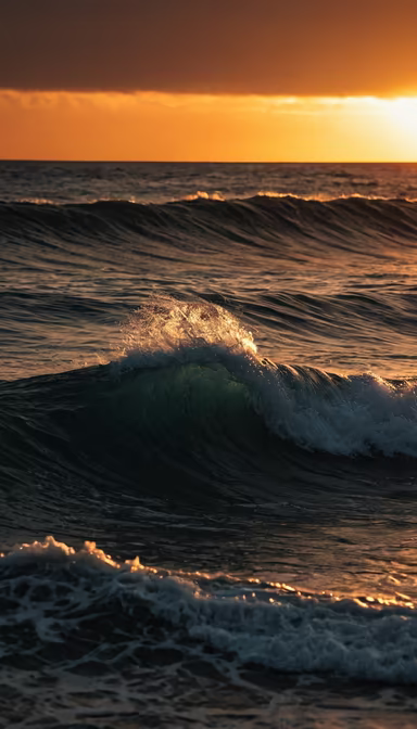 Golden Hour Waves