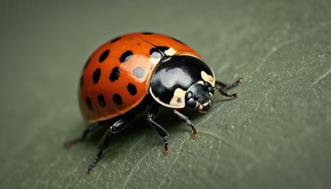 Ladybug on a Leaf
