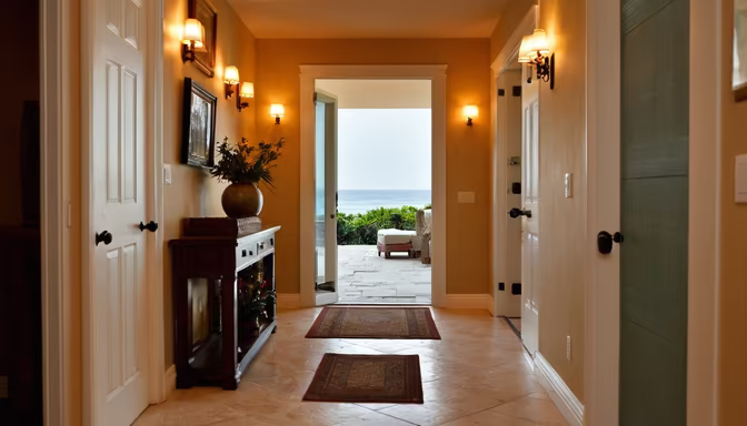 Coastal Home Entrance