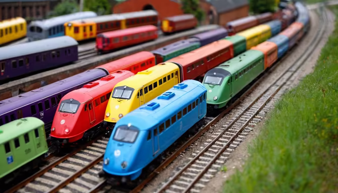 Model Train Display