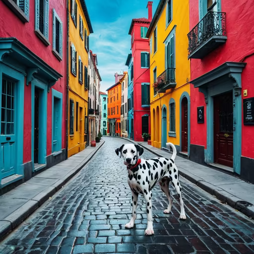 Dalmatian in Color