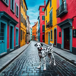 Dalmatian in Color