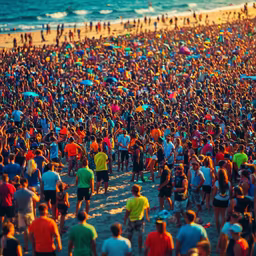 Beach Crowd Beach Crowd