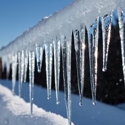 Winter's icy grip