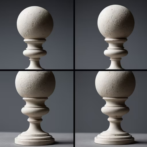 Stone Finial Quartet