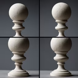 Stone Finial Quartet Stone Finial Quartet