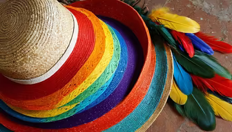 Rainbow Hats