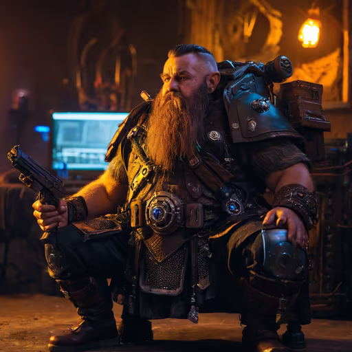 Tech-Savvy Dwarf