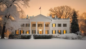 Winter at the White House Winter at the White House
