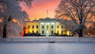 Winter at the White House Winter at the White House