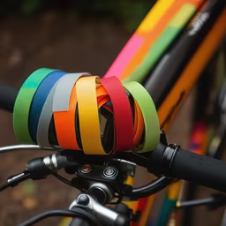 Colorful Bike Handlebars Colorful Bike Handlebars