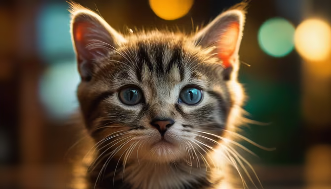 Mesmerizing Kitten Gaze