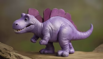 Purple Stegosaurus Purple Stegosaurus